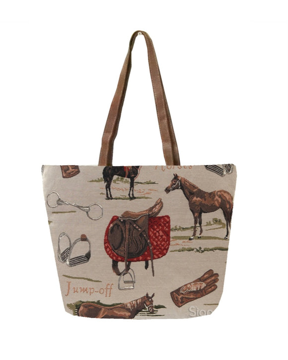 Equestrian girl tote bag  🐎